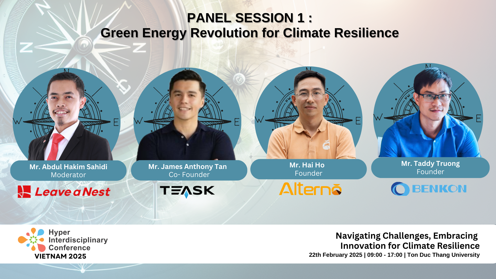 Panel Session 1 : Green Energy Revolution for Climate Resilience