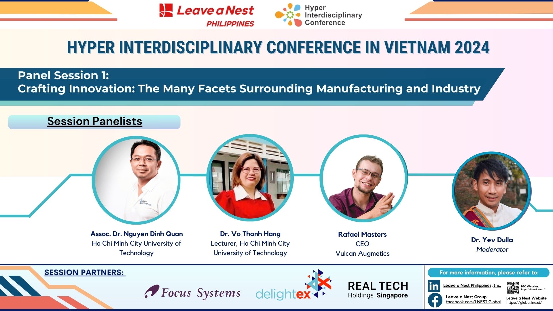 [HIC VN 2024 Panel Session] Crafting Innovation: The Many Facets Surrounding Manufacturing and Industry