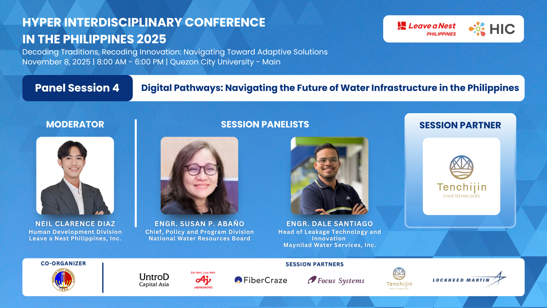 Navigating the Future of Philippine Water Infrastructure at Hyper Interdisciplinary Conference in the Philippines 2025