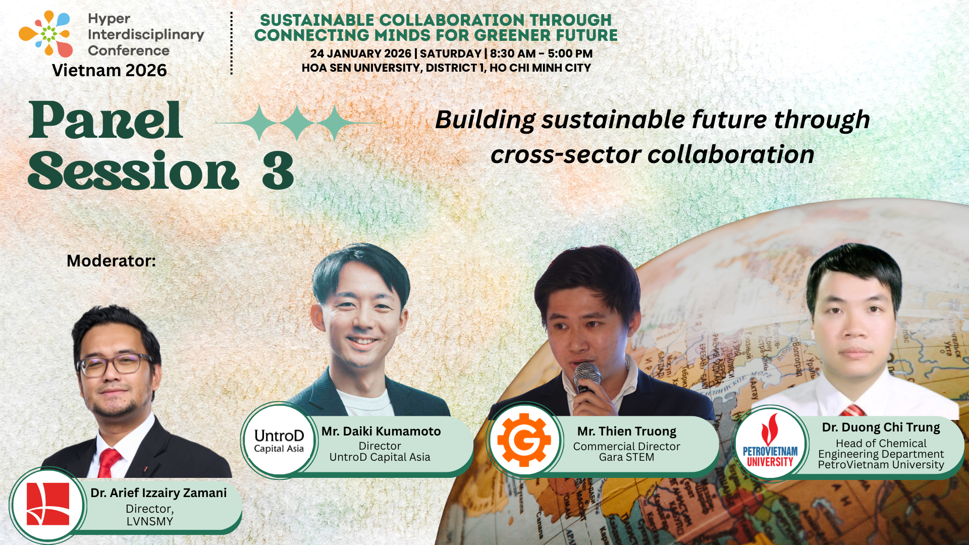 Panel Session 3: Building a Sustainable Future through Cross-sector Collaboration