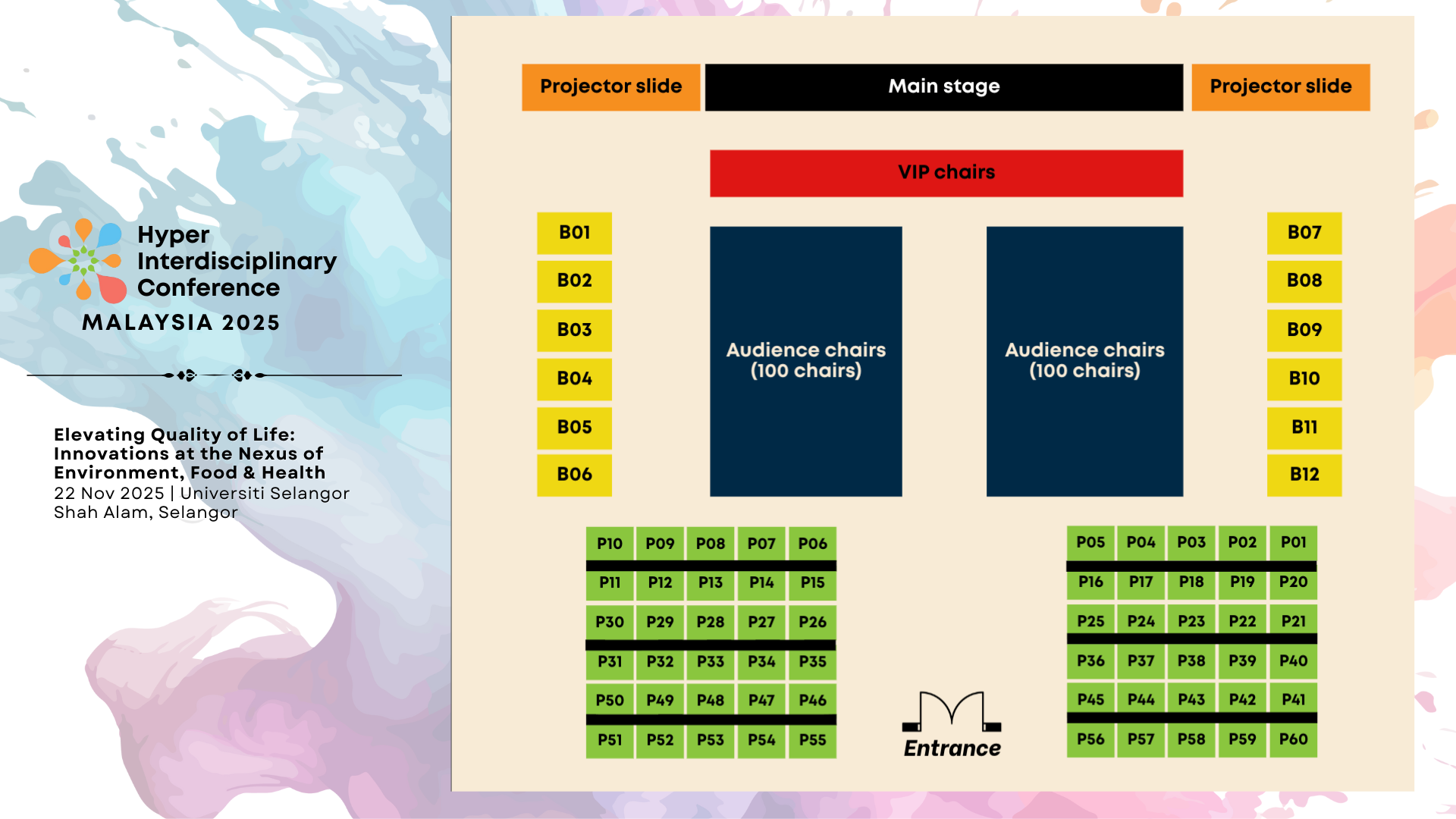 Poster presentation - Judging and booth exhibition
