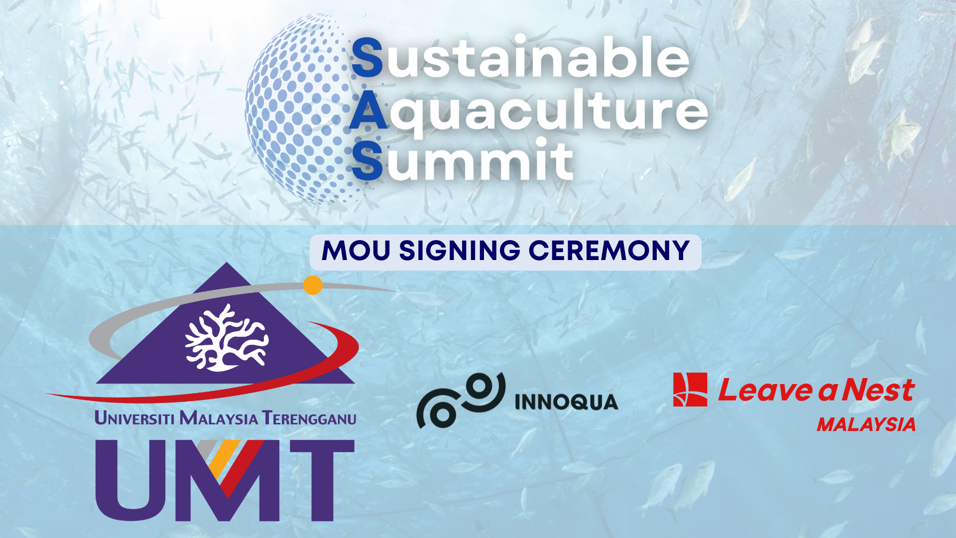 MoU Signing Ceremony between Universiti Malaysia Terengganu, Innoqua and Leave a Nest