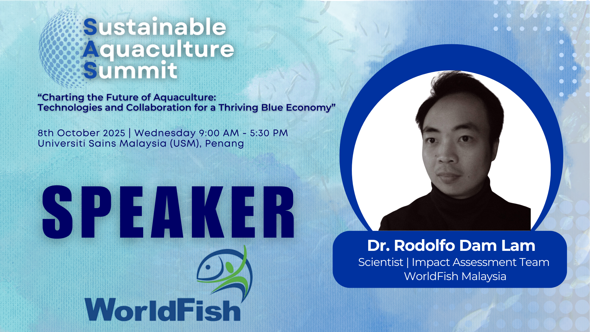 WorldFish-Japan Collaboration by Dr. Rodolfo Dam Lam