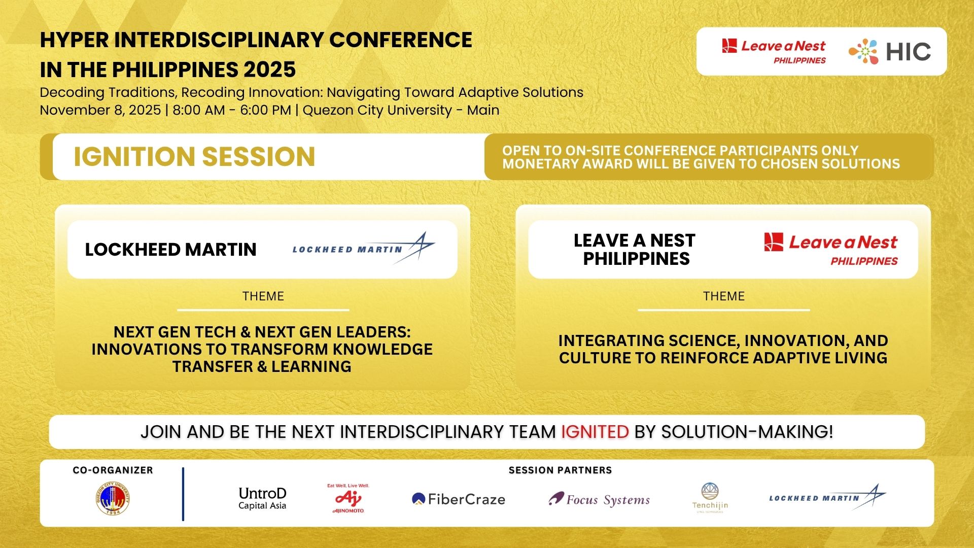 Ideas and Collaboration in Action: Ignition Session makes a comeback this HIC PH 2025!