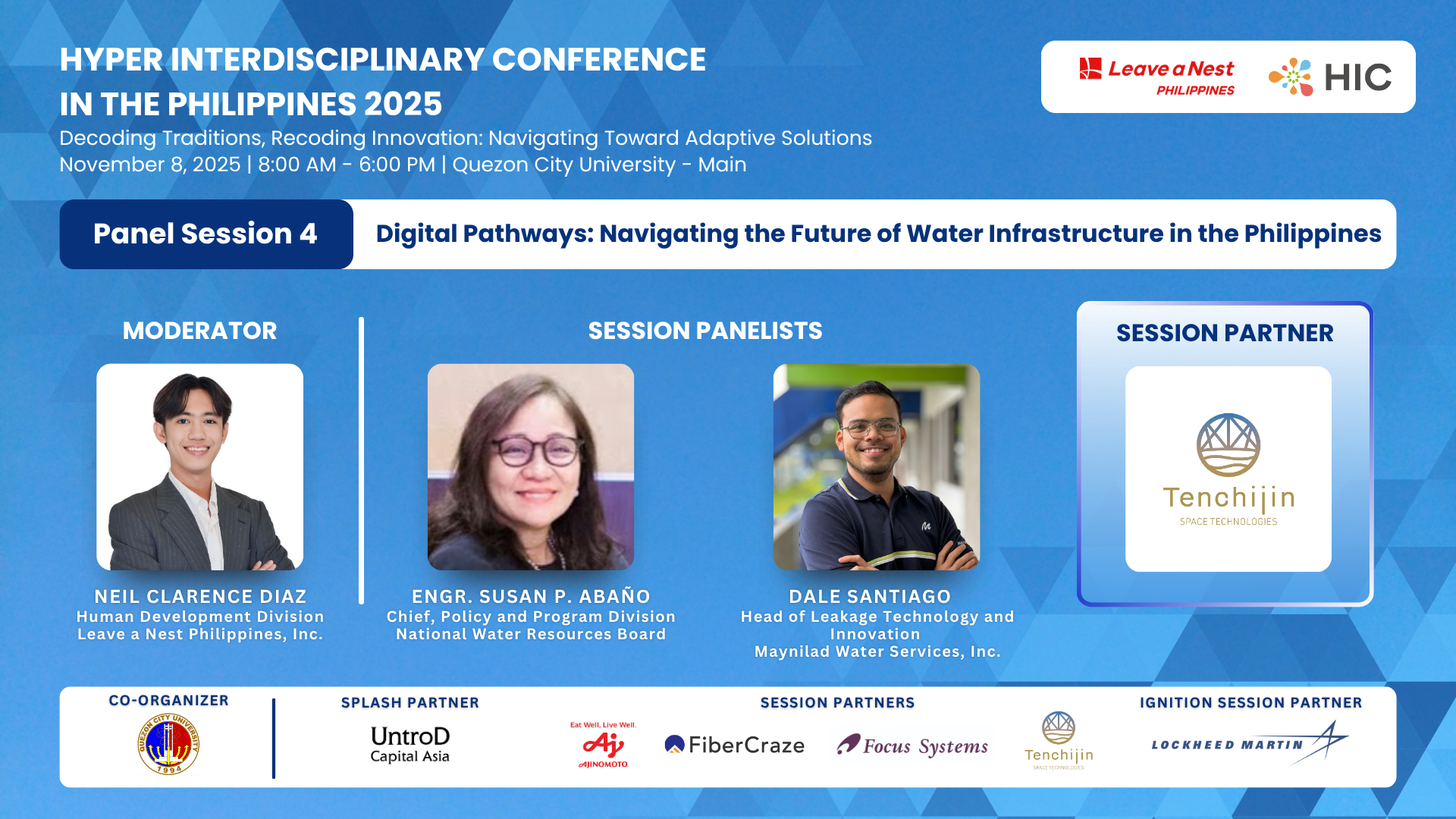 Navigating the Future of Philippine Water Infrastructure at Hyper Interdisciplinary Conference in the Philippines 2025