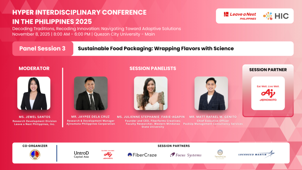 Driving Innovation in Sustainable Packaging: Ajinomoto Philippines at Hyper Interdisciplinary Conference in the Philippines 2025