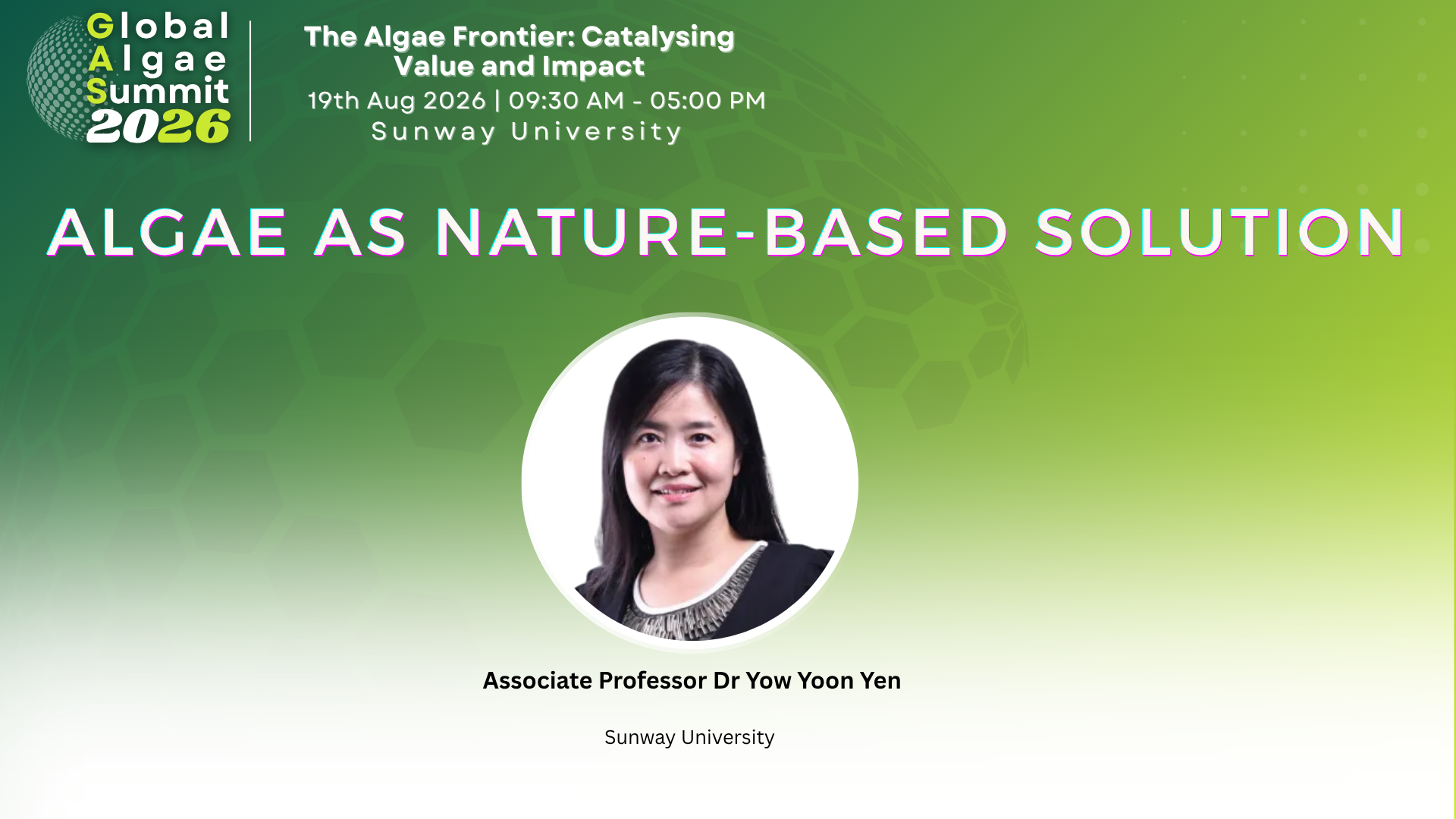 Algae as Nature-based Solution | Live Cooking Show