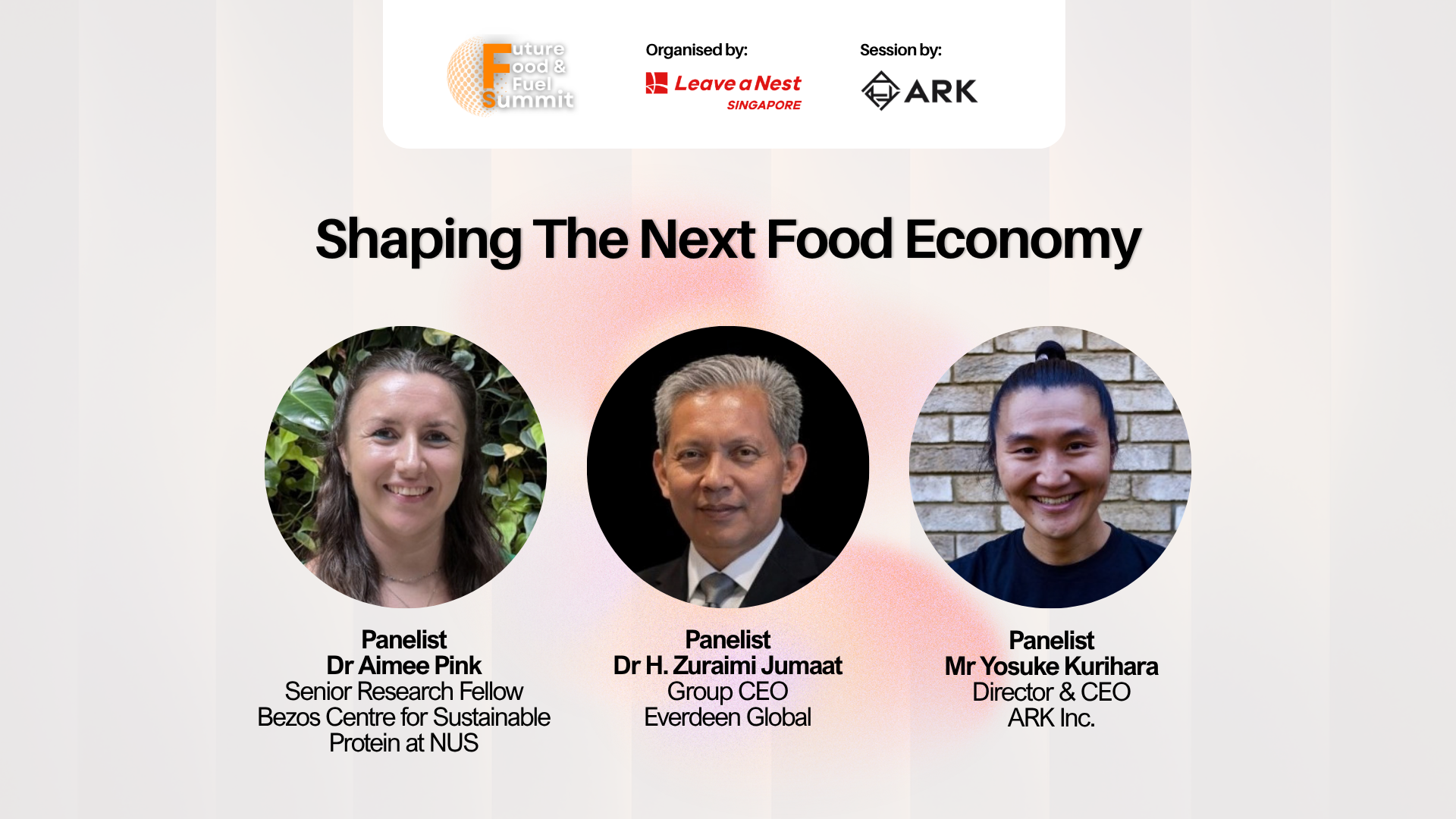 Future Food Panel 2: Future Protein and Food Innovation